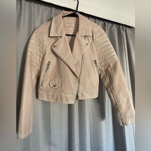 Pink Leather Jacket